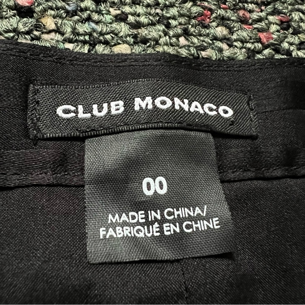 CLUB MONACO Black Pleated Flare Circle Modest Midi Knee-Length Shiny Skirt Sz XS - Picture 12 of 16